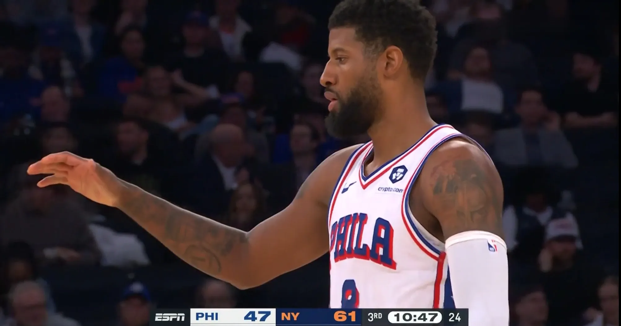 魔术横扫法国男篮,乔治完成帽子戏法 魔术横扫法国男篮,乔治完成帽子戏法