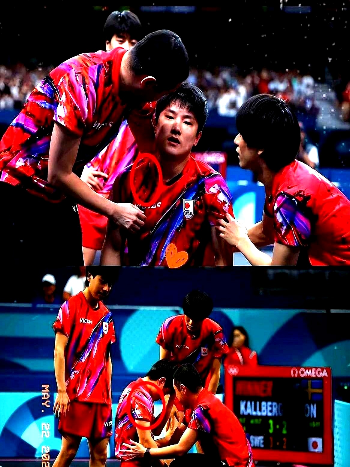 包含瑞典乒乓球队绝杀中国乒乓球队，张本智和关键制胜的词条